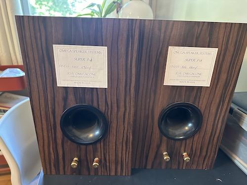 FS: Pair of Omega Super 3 U Speakers - Offering and Looking For ...